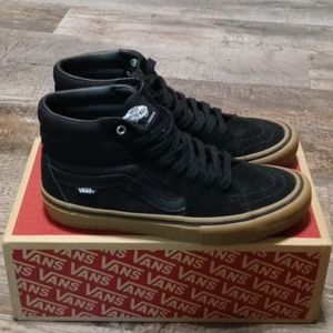 Vans sk8-hi pro black/gum size 8.5